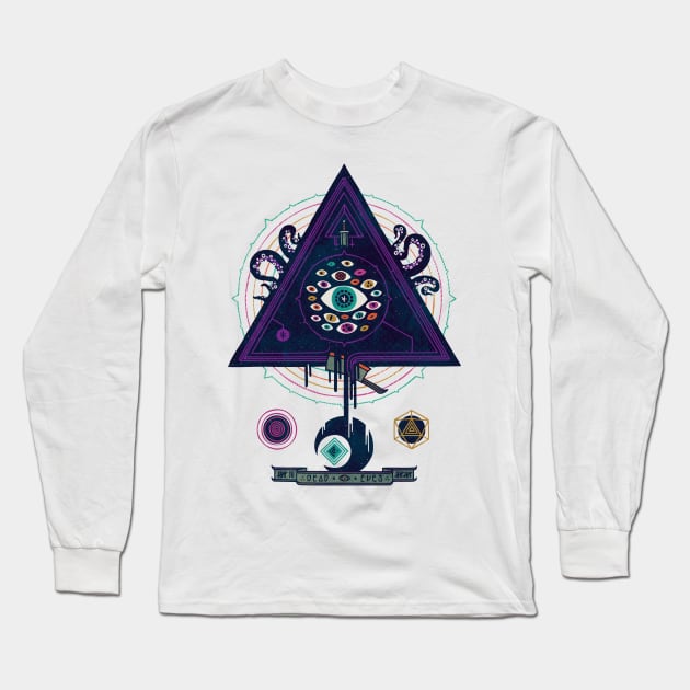 All Seeing Long Sleeve T-Shirt by againstbound